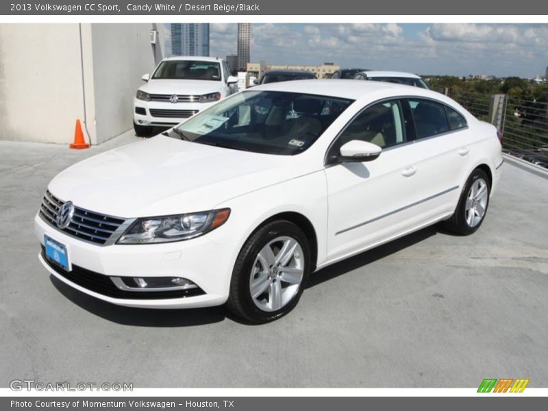 Candy White / Desert Beige/Black 2013 Volkswagen CC Sport