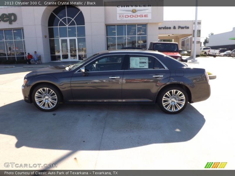 Granite Crystal Metallic / Black 2013 Chrysler 300 C