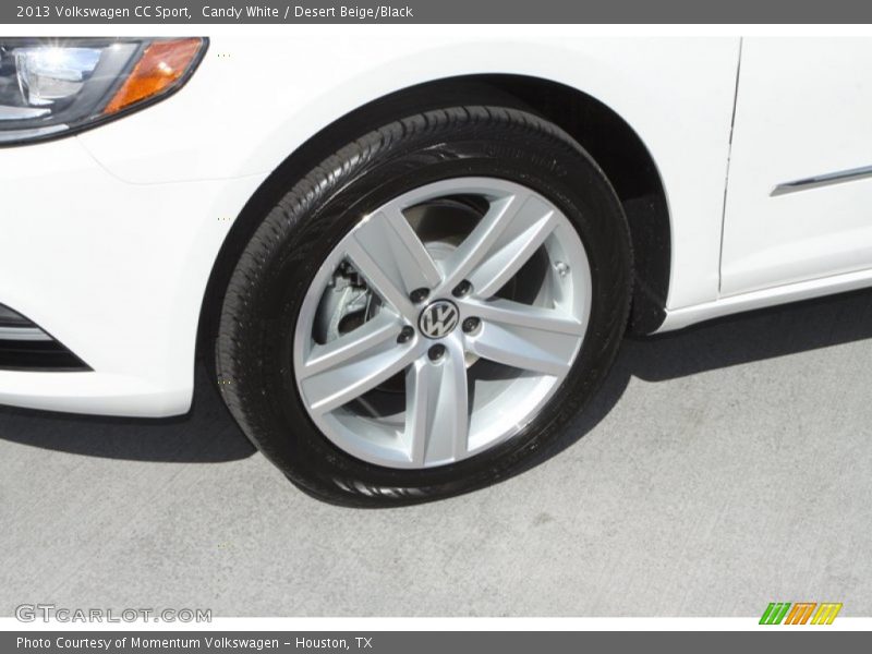 Candy White / Desert Beige/Black 2013 Volkswagen CC Sport