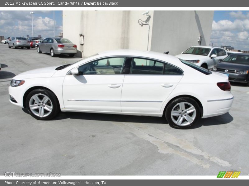 Candy White / Desert Beige/Black 2013 Volkswagen CC Sport