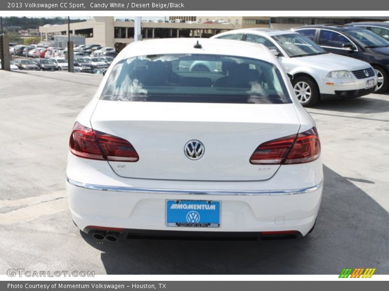 Candy White / Desert Beige/Black 2013 Volkswagen CC Sport
