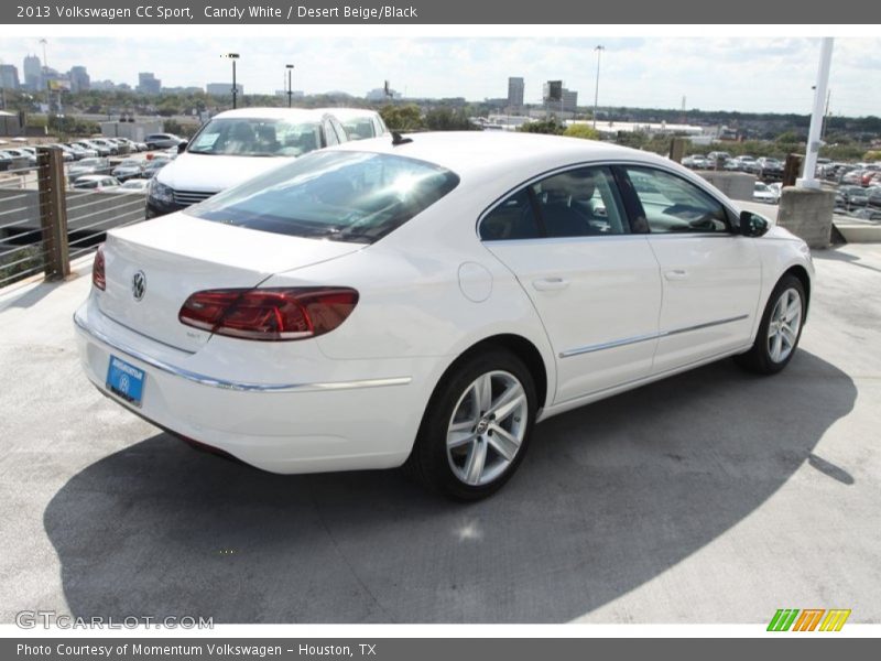Candy White / Desert Beige/Black 2013 Volkswagen CC Sport