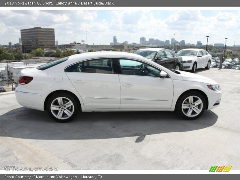 Candy White / Desert Beige/Black 2013 Volkswagen CC Sport