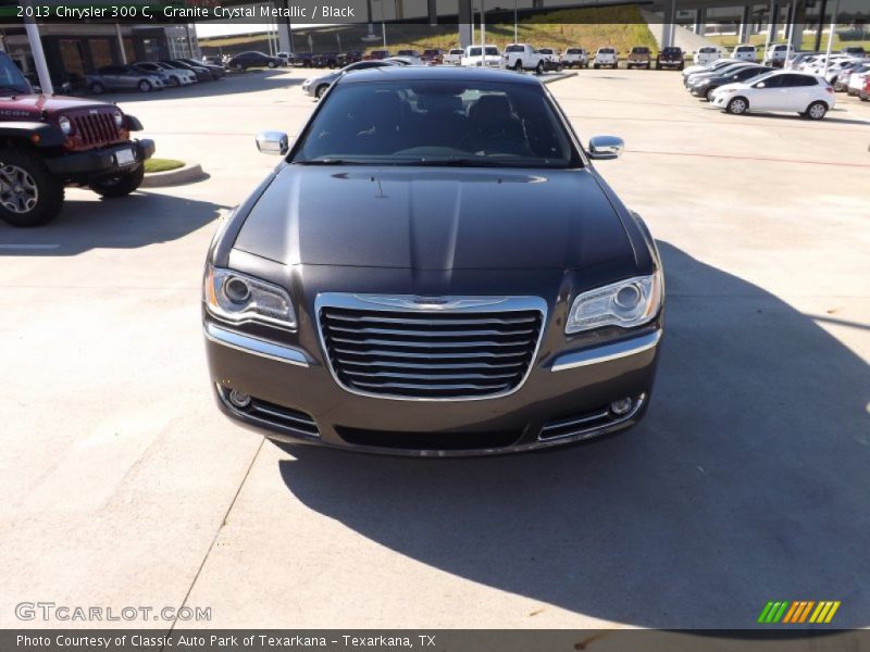 Granite Crystal Metallic / Black 2013 Chrysler 300 C