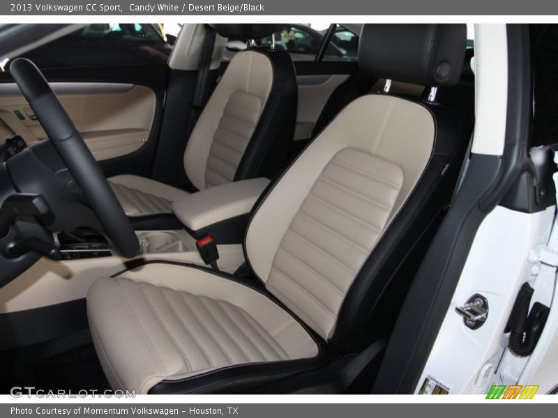 Candy White / Desert Beige/Black 2013 Volkswagen CC Sport