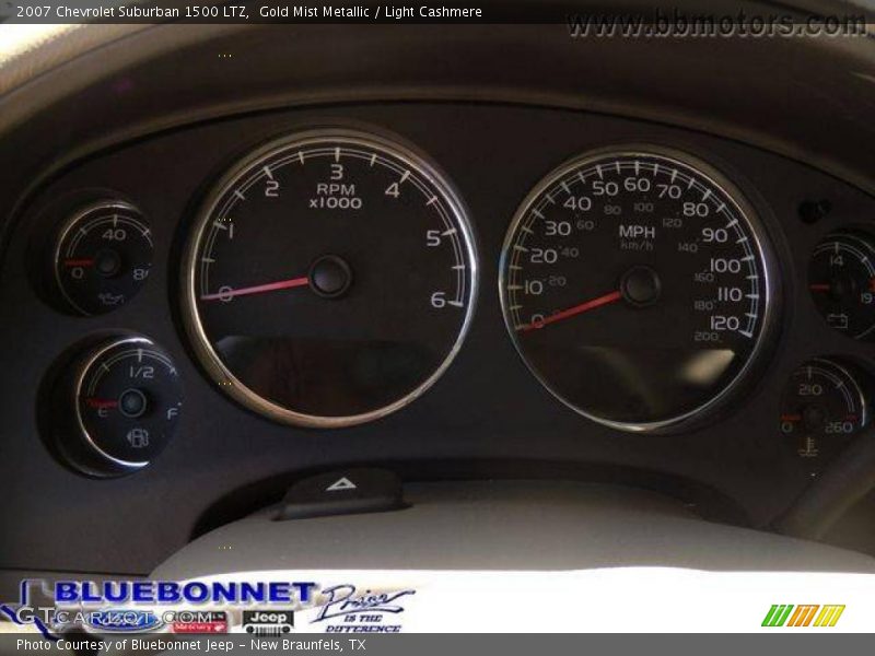 Gold Mist Metallic / Light Cashmere 2007 Chevrolet Suburban 1500 LTZ