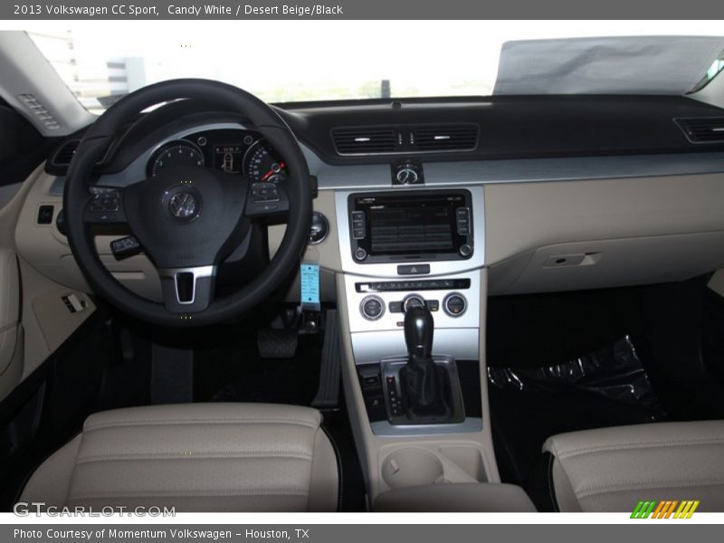 Candy White / Desert Beige/Black 2013 Volkswagen CC Sport