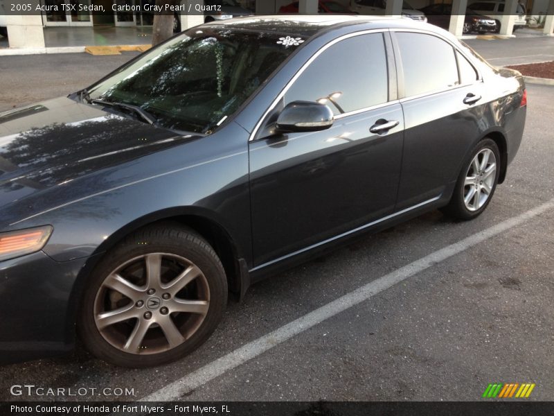Carbon Gray Pearl / Quartz 2005 Acura TSX Sedan