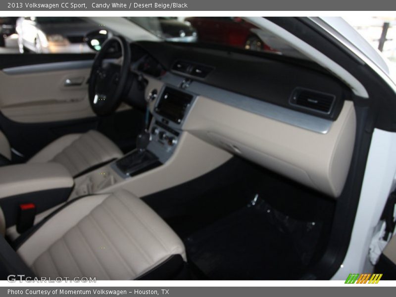 Candy White / Desert Beige/Black 2013 Volkswagen CC Sport