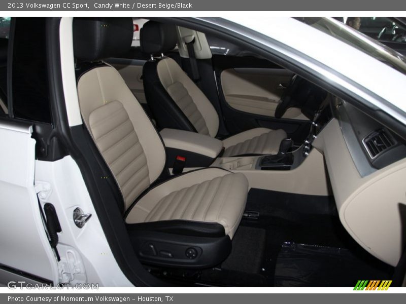 Candy White / Desert Beige/Black 2013 Volkswagen CC Sport