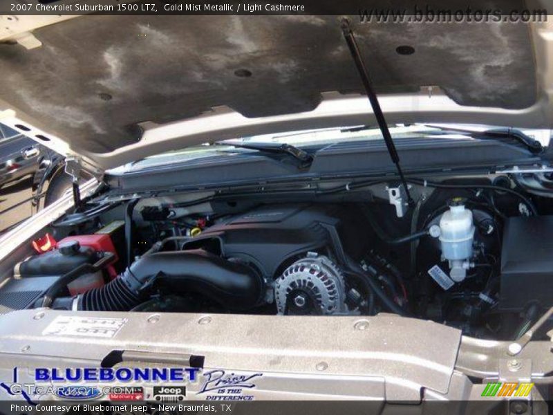 Gold Mist Metallic / Light Cashmere 2007 Chevrolet Suburban 1500 LTZ