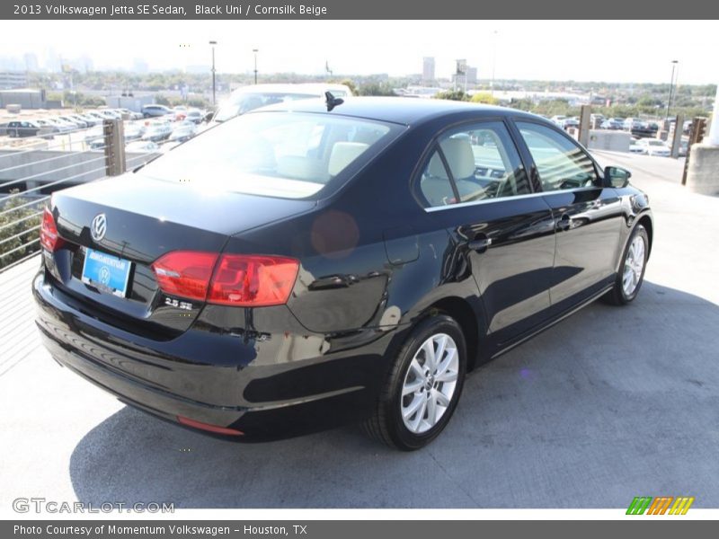 Black Uni / Cornsilk Beige 2013 Volkswagen Jetta SE Sedan