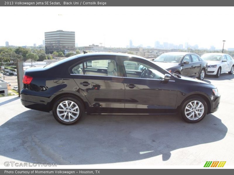 Black Uni / Cornsilk Beige 2013 Volkswagen Jetta SE Sedan