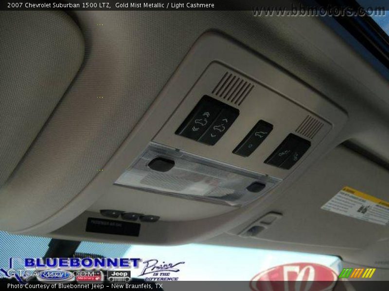 Gold Mist Metallic / Light Cashmere 2007 Chevrolet Suburban 1500 LTZ