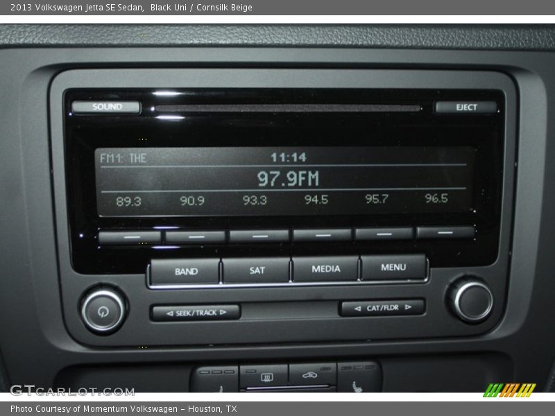 Black Uni / Cornsilk Beige 2013 Volkswagen Jetta SE Sedan