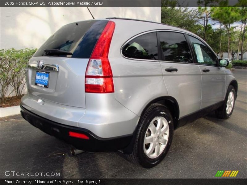 Alabaster Silver Metallic / Gray 2009 Honda CR-V EX