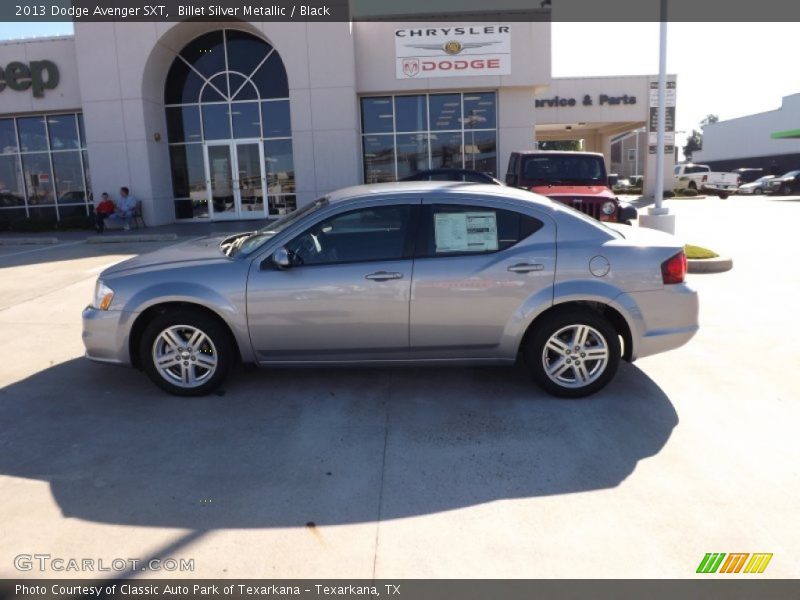 Billet Silver Metallic / Black 2013 Dodge Avenger SXT