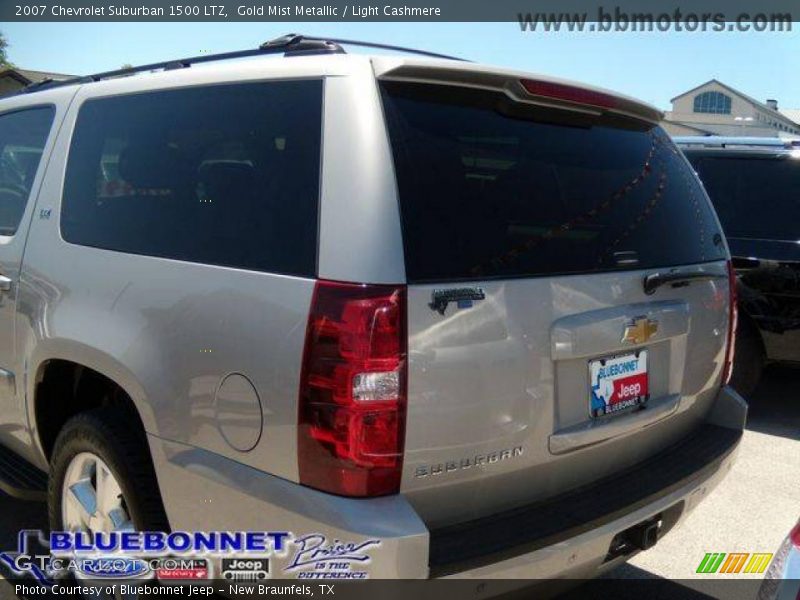 Gold Mist Metallic / Light Cashmere 2007 Chevrolet Suburban 1500 LTZ