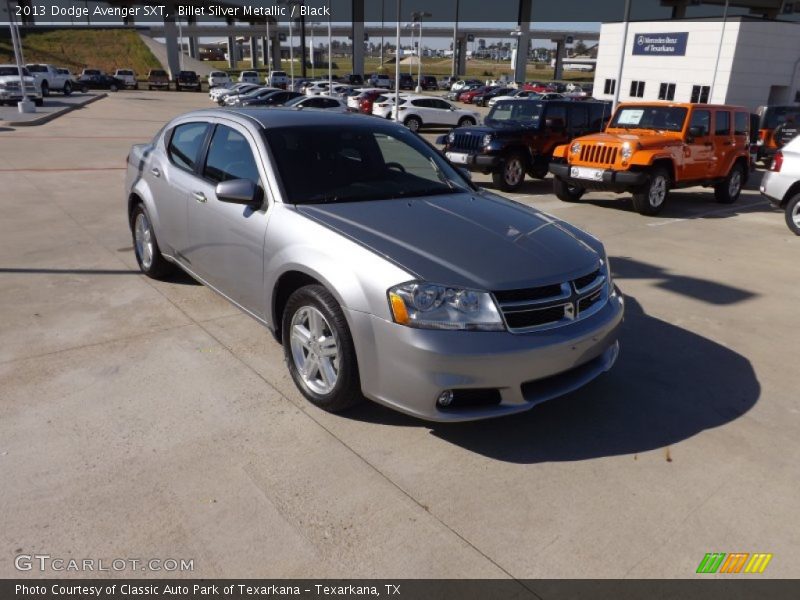 Billet Silver Metallic / Black 2013 Dodge Avenger SXT
