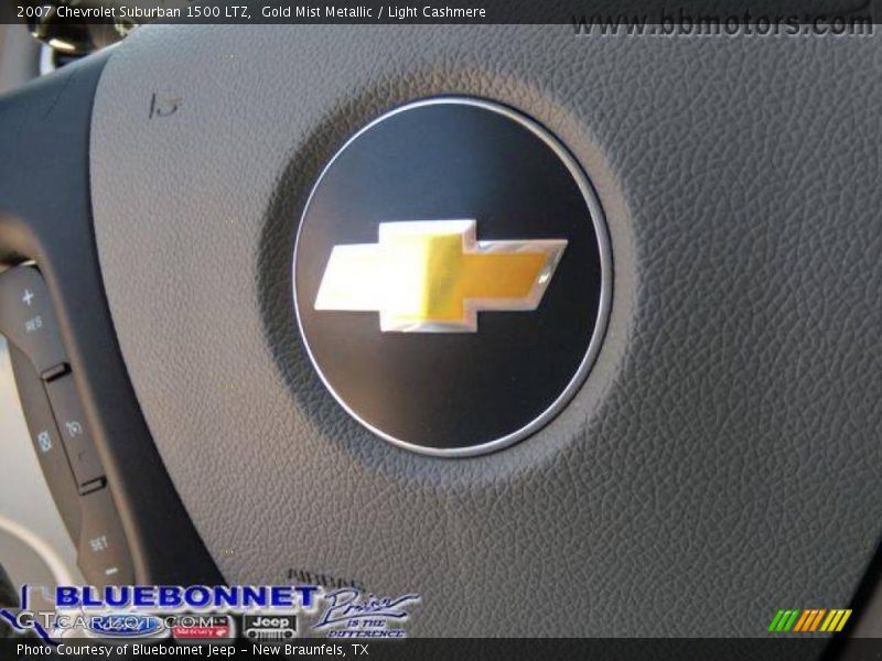 Gold Mist Metallic / Light Cashmere 2007 Chevrolet Suburban 1500 LTZ