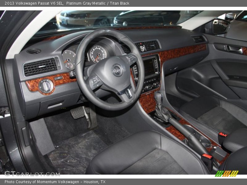 Platinum Gray Metallic / Titan Black 2013 Volkswagen Passat V6 SEL