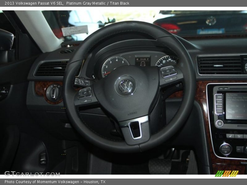 Platinum Gray Metallic / Titan Black 2013 Volkswagen Passat V6 SEL
