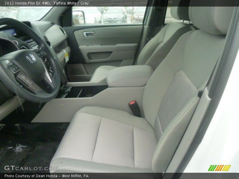 Taffeta White / Gray 2012 Honda Pilot EX 4WD