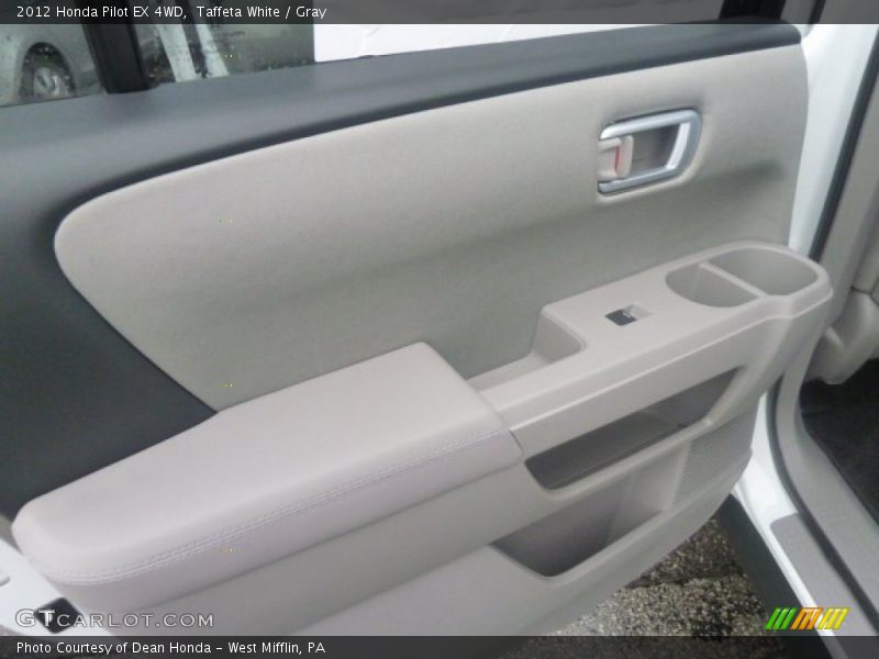 Taffeta White / Gray 2012 Honda Pilot EX 4WD