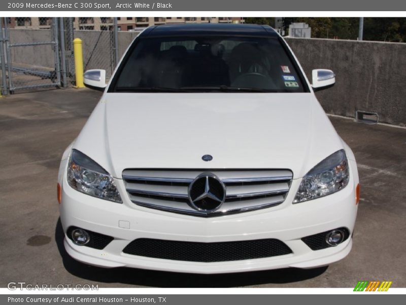 Arctic White / Black 2009 Mercedes-Benz C 300 Sport