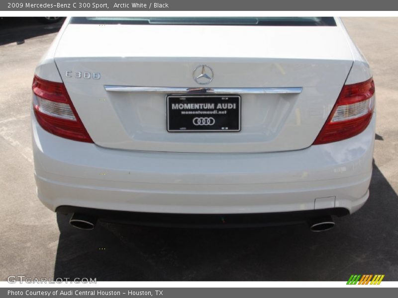 Arctic White / Black 2009 Mercedes-Benz C 300 Sport