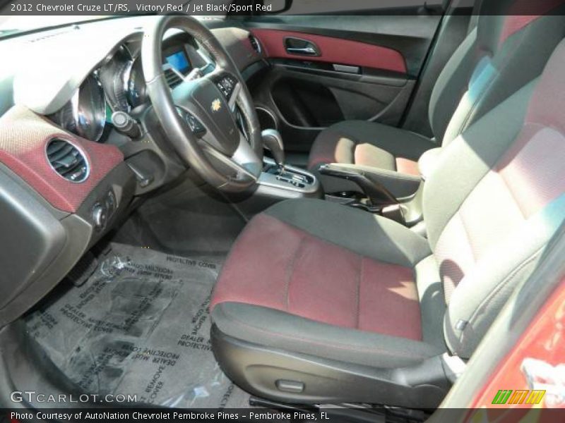 Front Seat of 2012 Cruze LT/RS