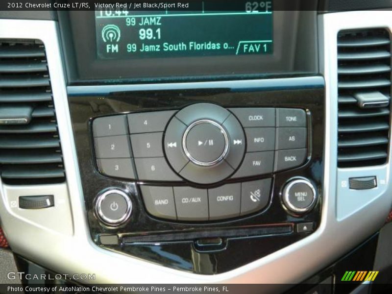 Controls of 2012 Cruze LT/RS