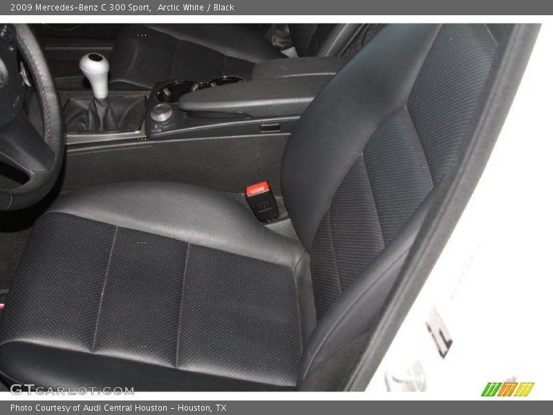 Arctic White / Black 2009 Mercedes-Benz C 300 Sport