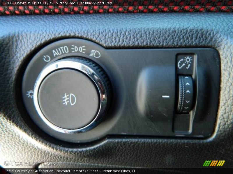 Controls of 2012 Cruze LT/RS