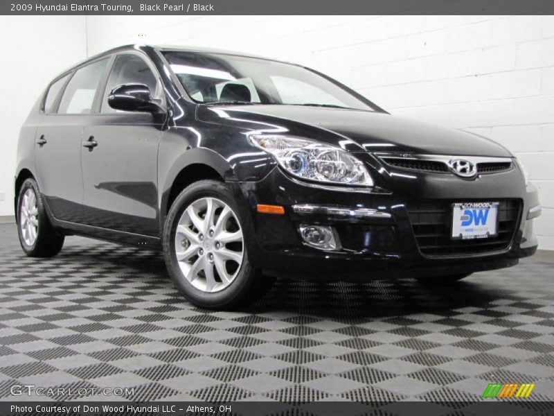 Black Pearl / Black 2009 Hyundai Elantra Touring