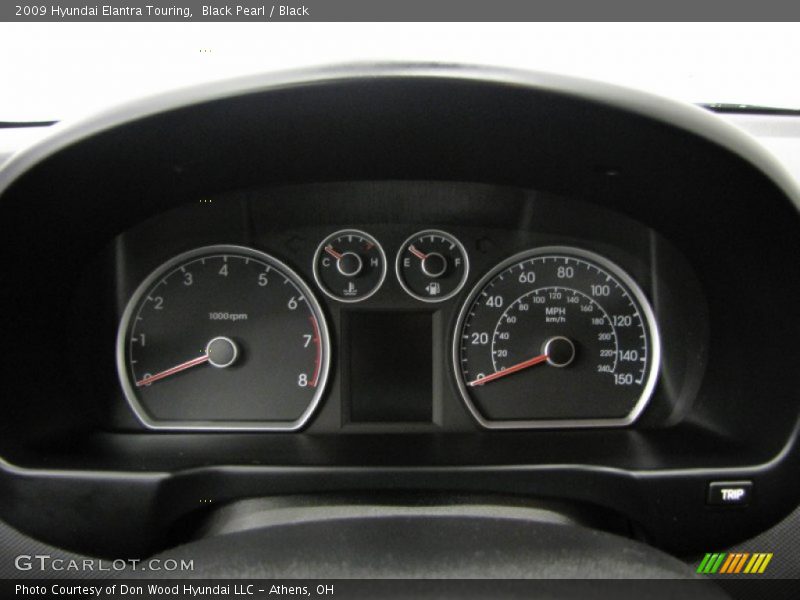 Black Pearl / Black 2009 Hyundai Elantra Touring