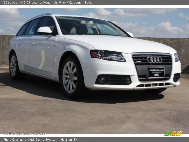 Ibis White / Cardamom Beige 2011 Audi A4 2.0T quattro Avant