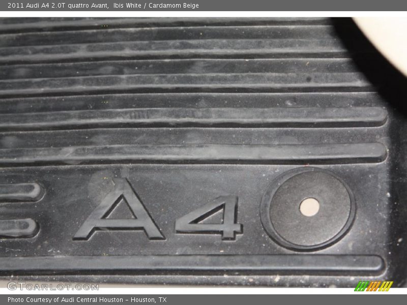 Ibis White / Cardamom Beige 2011 Audi A4 2.0T quattro Avant