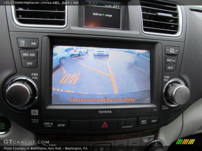 Black / Ash 2011 Toyota Highlander Limited 4WD