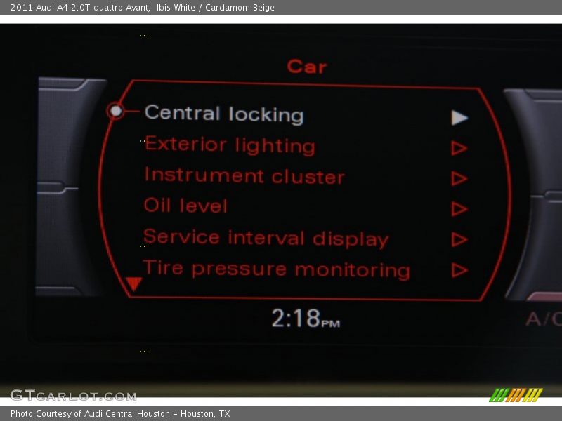 Ibis White / Cardamom Beige 2011 Audi A4 2.0T quattro Avant