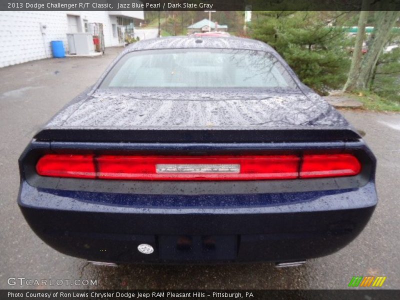  2013 Challenger R/T Classic Jazz Blue Pearl