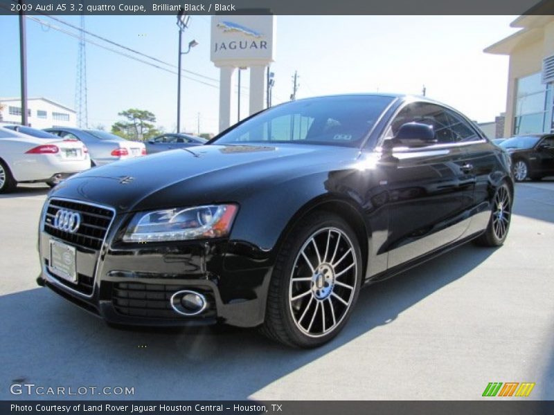 Brilliant Black / Black 2009 Audi A5 3.2 quattro Coupe