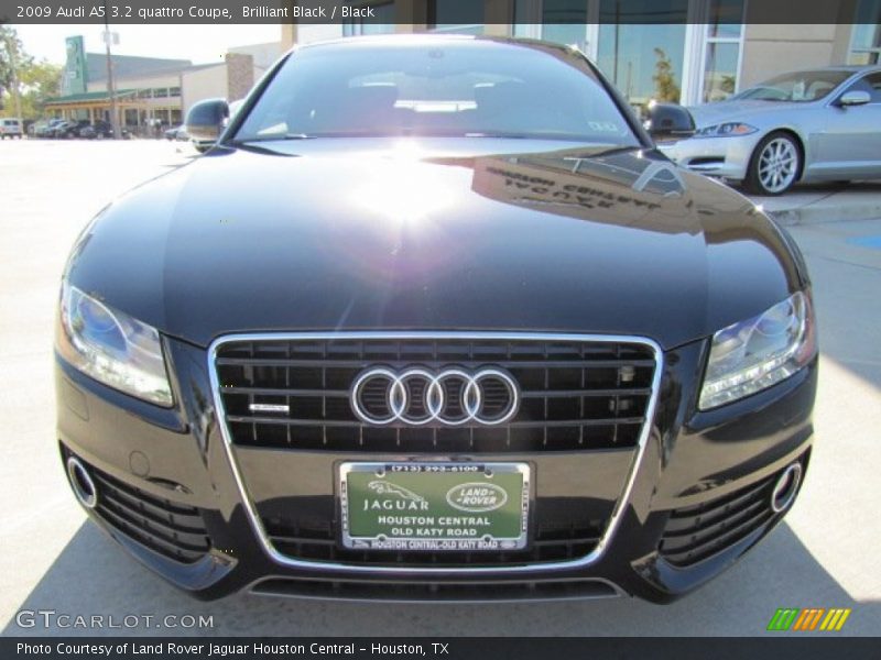 Brilliant Black / Black 2009 Audi A5 3.2 quattro Coupe
