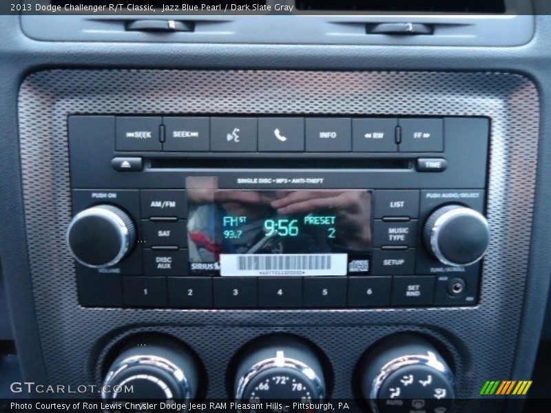 Audio System of 2013 Challenger R/T Classic