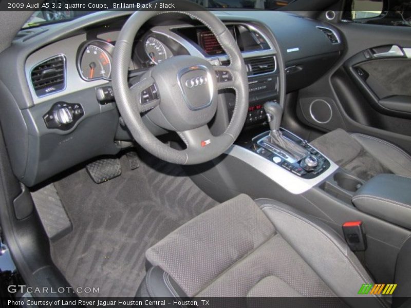 Black Interior - 2009 A5 3.2 quattro Coupe 