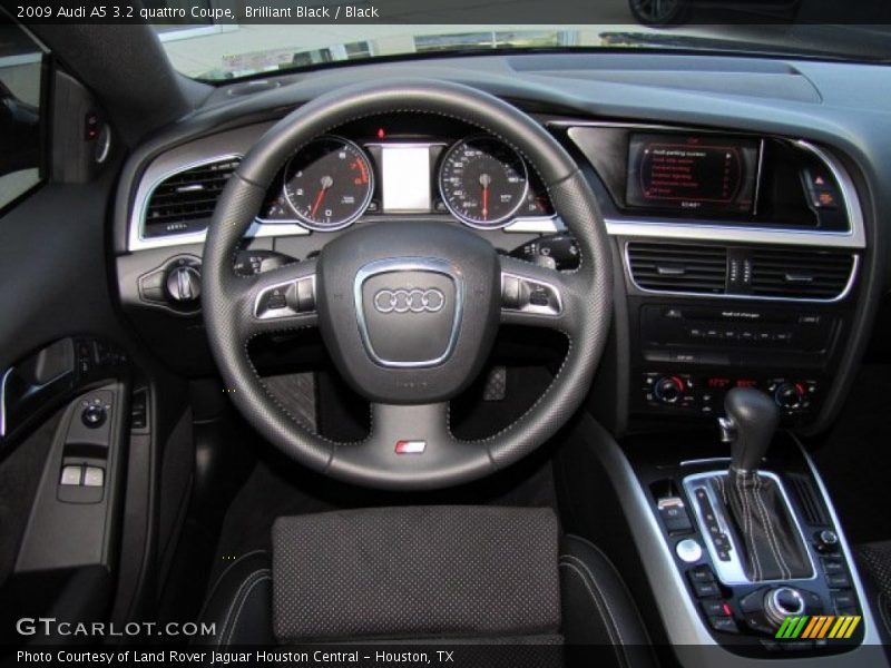 Brilliant Black / Black 2009 Audi A5 3.2 quattro Coupe