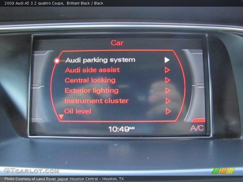 Brilliant Black / Black 2009 Audi A5 3.2 quattro Coupe