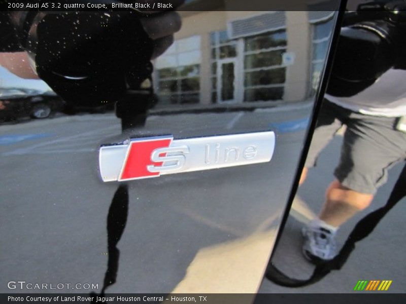 Brilliant Black / Black 2009 Audi A5 3.2 quattro Coupe