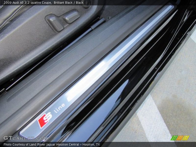 Brilliant Black / Black 2009 Audi A5 3.2 quattro Coupe