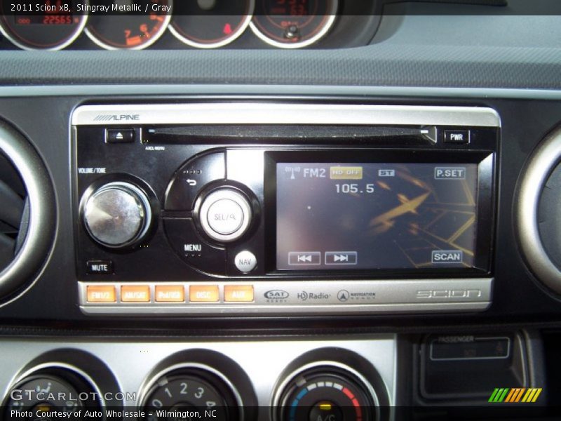 Stingray Metallic / Gray 2011 Scion xB